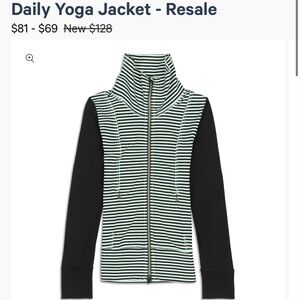 Lululemon full zip jacket